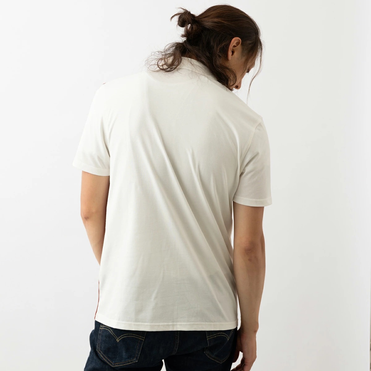 Gabicci ��� �ݥ������ Ⱦµ ���㡼�����ݥ� ���ӥå� �ȥ�� ���ȥ饤�� �ۥ磻�� ��å�