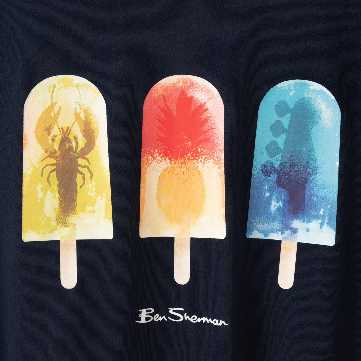 Ben Sherman �٥󥷥㡼�ޥ� T����� �ץ��� �����������ǥ��� ������ �����꡼������ �������˥å����åȥ� Ⱦµ �쥮��顼�ե��å� �������ͥ��ӡ� �ߥ�ƥ��֥롼