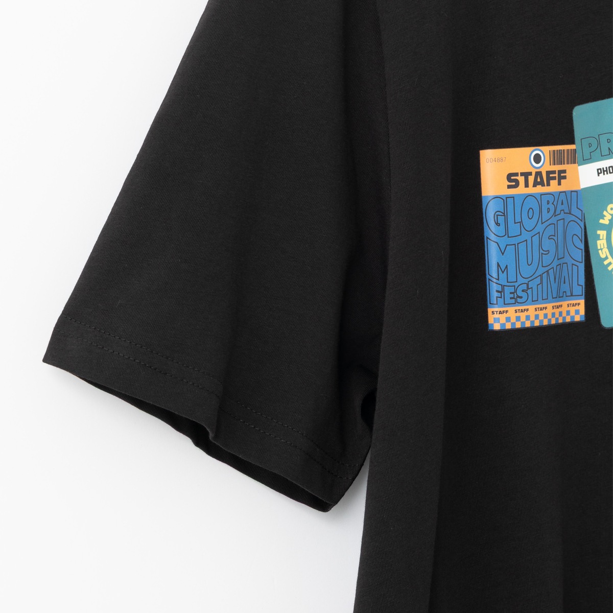 Ben Sherman �٥󥷥㡼�ޥ� T����� �ե����ƥ��Х� �����å� �֥�å� �쥮��顼�ե��å� ��˥��å��� 