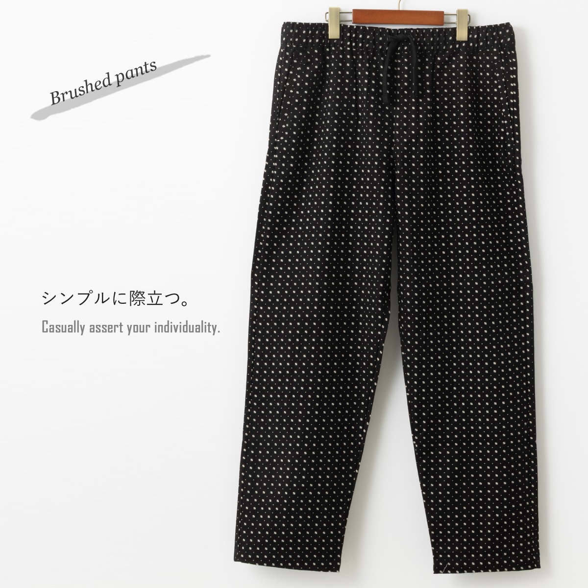 �٥󥷥㡼�ޥ� Ben Sherman ��Υץ��� �ȥ饦���� �ѥ�� �֥�å� REGULAR FIT �����Ǻ� ��˥��å���