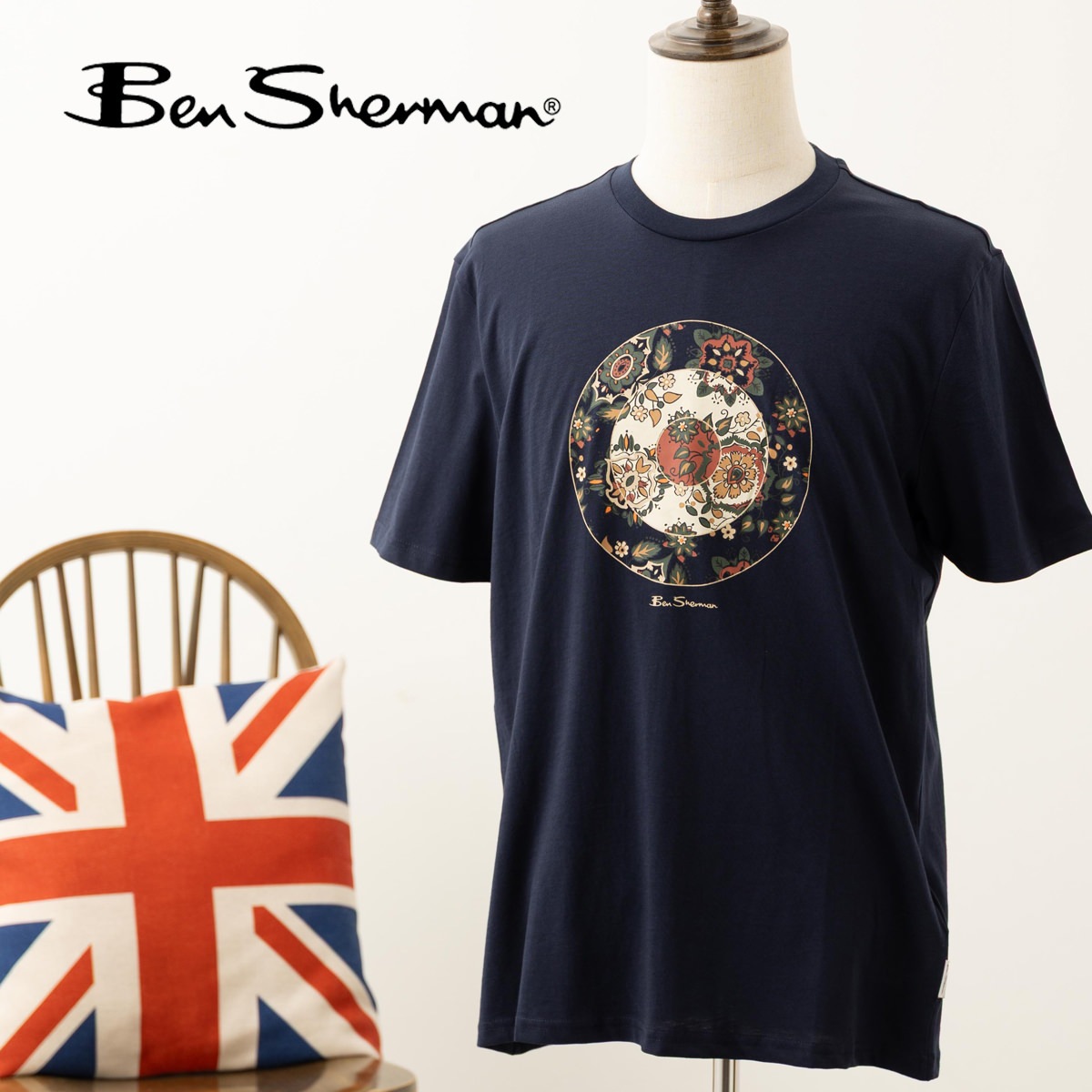 Ben Sherman �٥󥷥㡼�ޥ� T����� �ץ��� �������åȥޡ��� �ե������ �ե� �������˥å����åȥ� �������ͥ��ӡ�