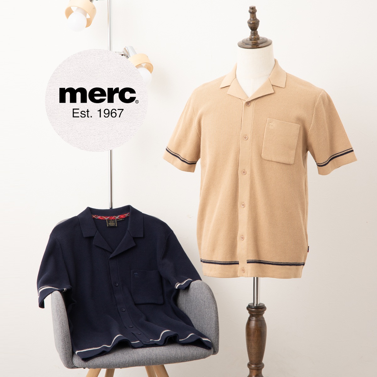 ��륯����ɥ� �����ץ󥫥顼�˥åȥݥ������ Merc London �����ҡ� �ͥ��ӡ� ���� ���åȥ� �ȥåץ� �˥å��Ǻ� Ⱦµ ��ȥ� ��å�