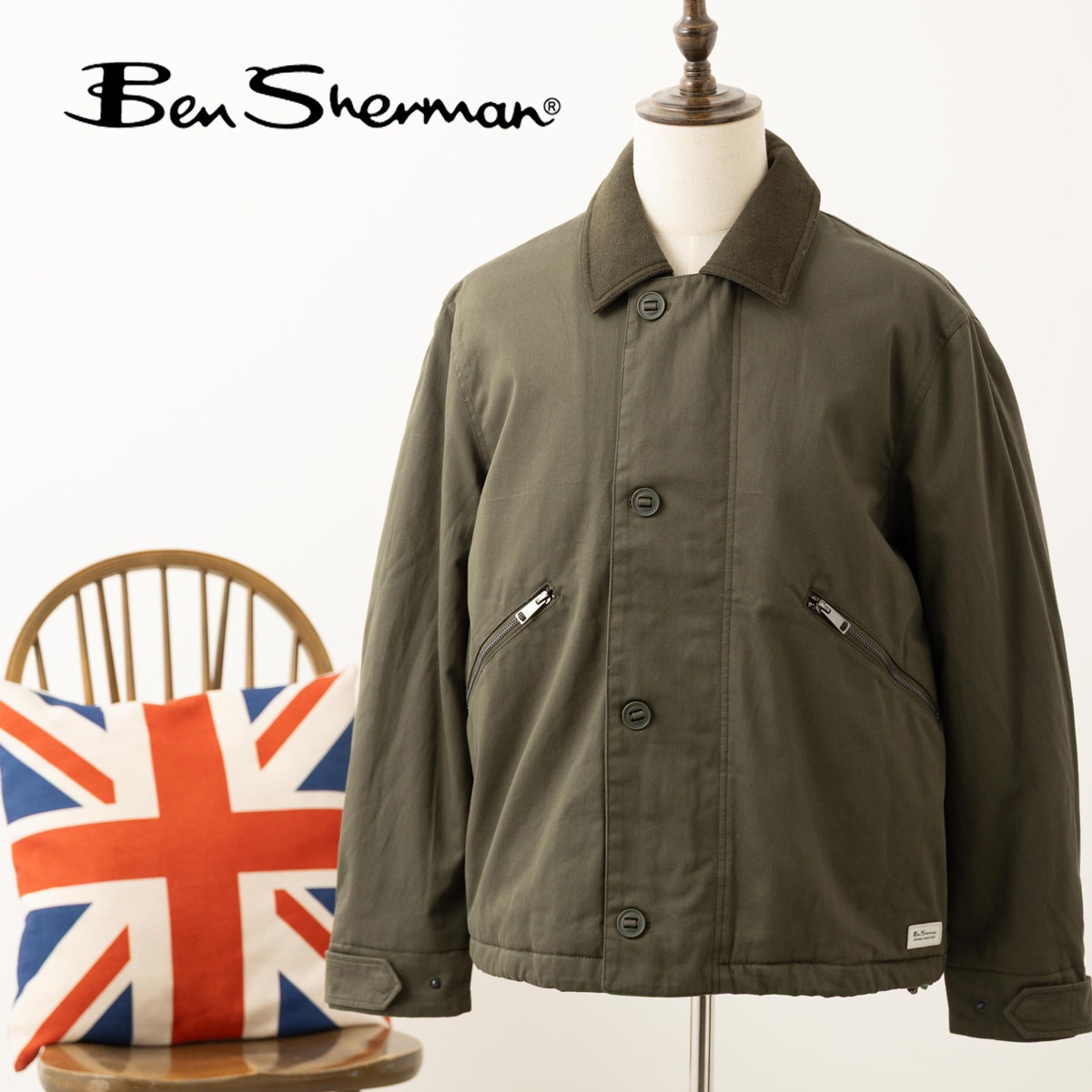 Ben Sherman �٥󥷥㡼�ޥ� �������ꥸ�㥱�å� �ե饤�ȥ��㥱�å� ������ �������� ���դ� ���� 