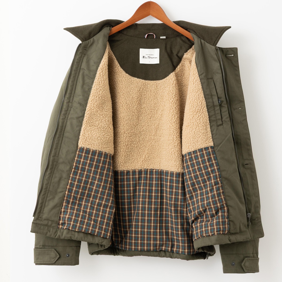 Ben Sherman �٥󥷥㡼�ޥ� �������ꥸ�㥱�å� �ե饤�ȥ��㥱�å� ������ �������� ���դ� ���� 