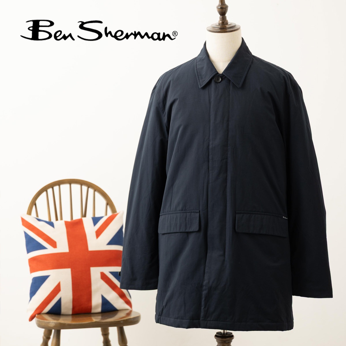 Ben Sherman �٥󥷥㡼�ޥ� �������ꥫ�������� ��å������������� �������ͥ��ӡ� �������� �ߥɥ��