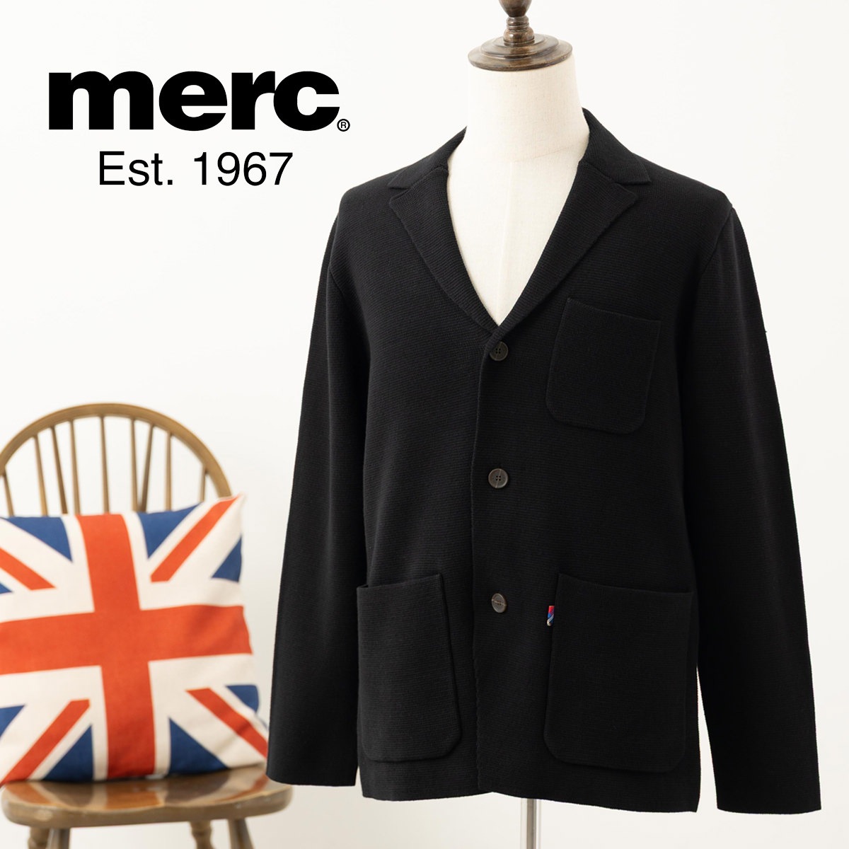 ��륯����ɥ� �ߥ�Υ˥åȥ֥쥶�� Merc London ���åȥ� �֥�å� �˥å� ��˥��å���