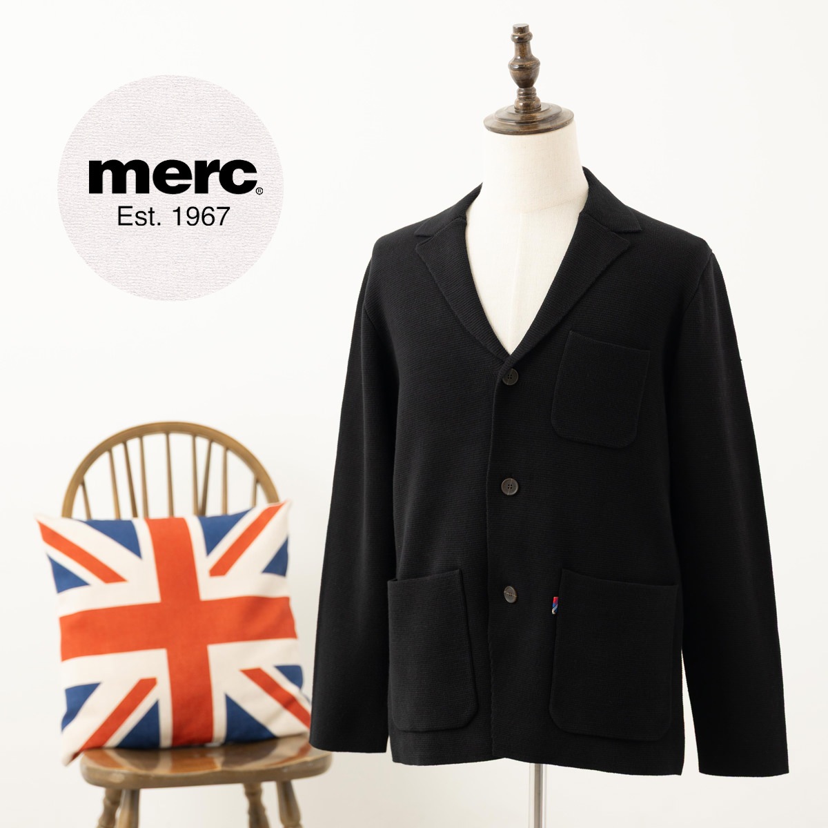 ��륯����ɥ� �ߥ�Υ˥åȥ֥쥶�� Merc London ���åȥ� �֥�å� �˥å� ��˥��å���