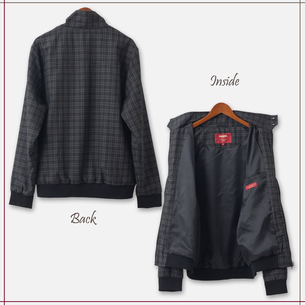 ��륯����ɥ� �ѹ��� �����ǥ� �ϥ��ȥ󥸥㥱�å� MADE IN ENGLAND �����󥰥��㥱�å� �����å� ���������졼 ��ߥƥåɥ��ǥ������ ���� �֥륾�� ���㥱�å� �������� Merc London ��å��ե��å���� �ȥ�å� ���
