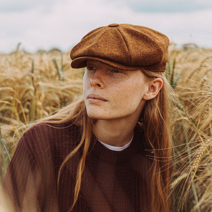 レアードハッター Laird Hatters Laird Hatters メンズ キャスケット 英国製 ハンチング ウール ツイード ハンチング帽 レアードハッター Brooklyn Caps Hudson ブルックリン 帽子 イギリス製 チャコール レディース モッズファッション 紳士