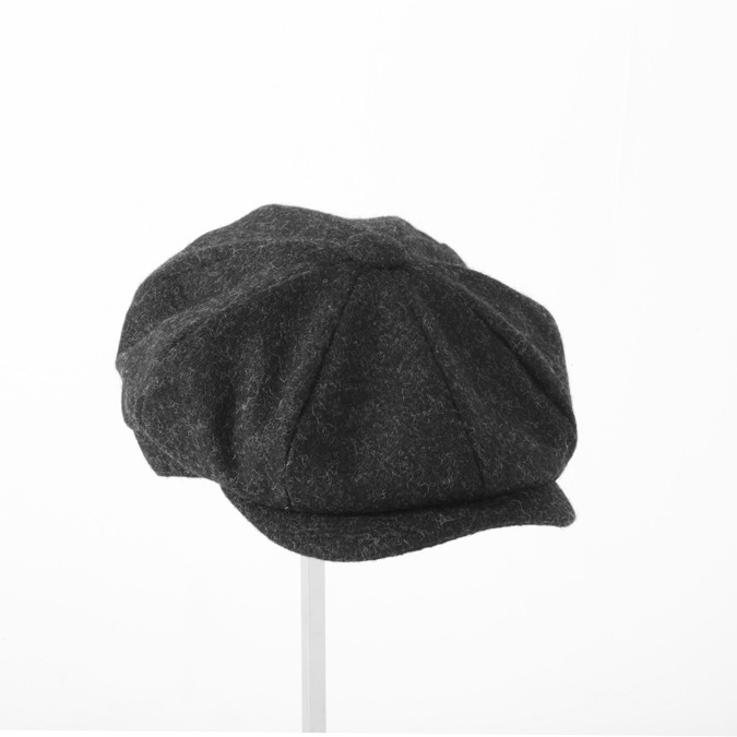 レアードハッター Laird Hatters Laird Hatters メンズ キャスケット 英国製 ハンチング ウール ツイード ハンチング帽 レアードハッター Brooklyn Caps Hudson ブルックリン 帽子 イギリス製 チャコール レディース モッズファッション 紳士
