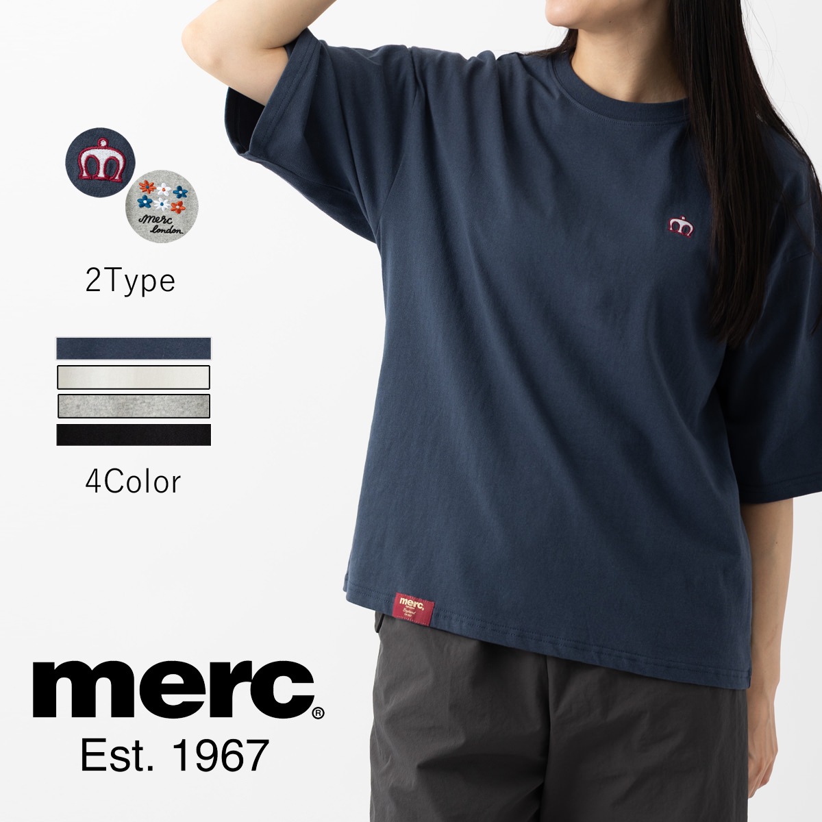 ��륯����ɥ� T����� ���ܵ��� �ܥå������륨�å� Ⱦµ Merc London �ɽ����� ��˥��å���