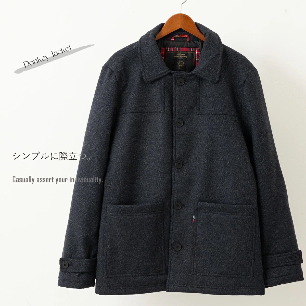 ��륯����ɥ� �ɥ󥭡����㥱�å� Merc London �ĥ����� W1 �ץ�ߥ��� �ͥ��ӡ��ޡ��� Jacket ���㥱�å� ��å��ե��å����