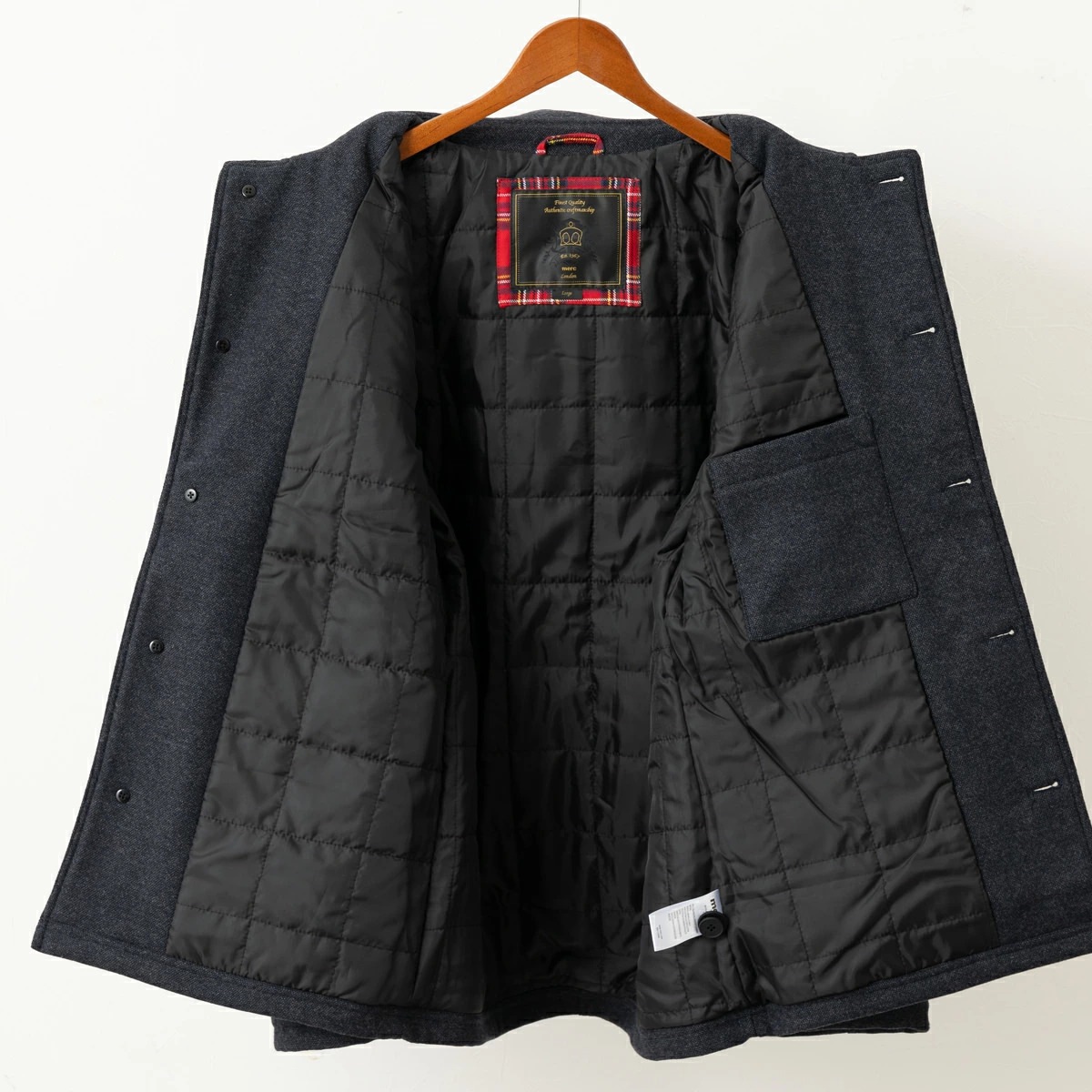 ��륯����ɥ� �ɥ󥭡����㥱�å� Merc London �ĥ����� W1 �ץ�ߥ��� �ͥ��ӡ��ޡ��� Jacket ���㥱�å� ��å��ե��å����