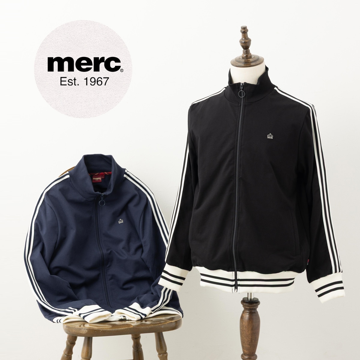 ��륯����ɥ� �������åȥȥ�å��ȥå� ���㡼�� Merc London �֥�å� �ͥ��ӡ� �饤�ȥ��㥱�å� ��˥��å���