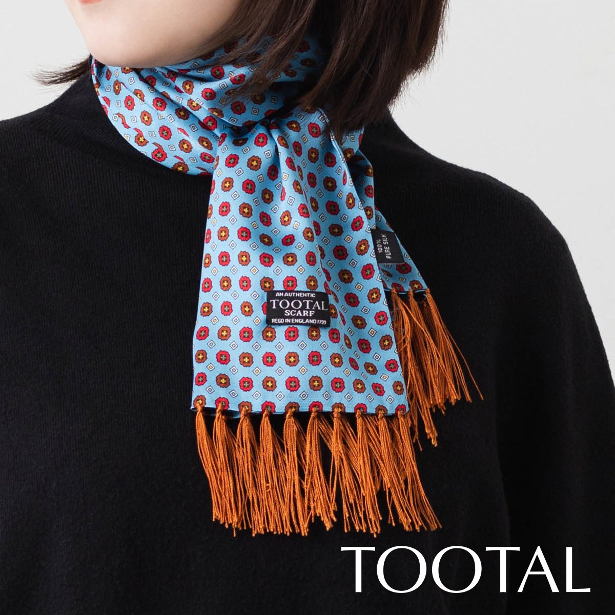 Tootal Vintage ��˥��å��� �ԥ奢���륯 �������� �ѥ������֥롼 ���������� �ȥ������� ������ơ���