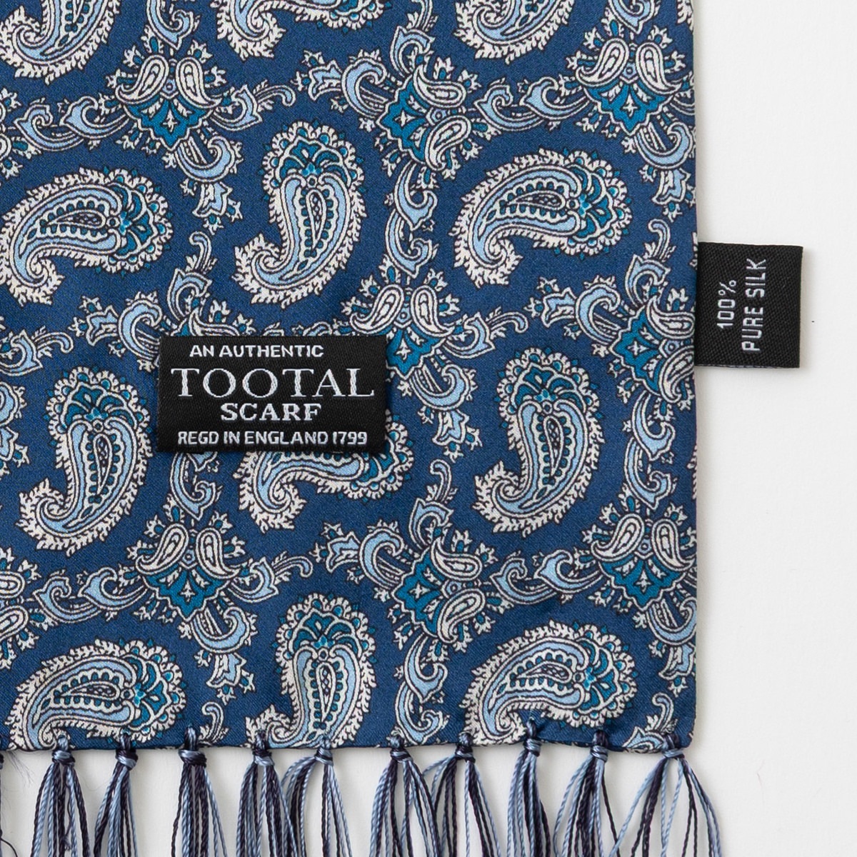 Tootal Vintage ��˥��å��� �ԥ奢 ���륯 �������� �ͥ��ӡ� �ڥ����꡼ �ȥ������� ������ơ��� 