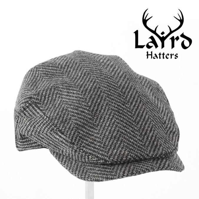 Laird Hatters英国製キャスケットハンチングツイード