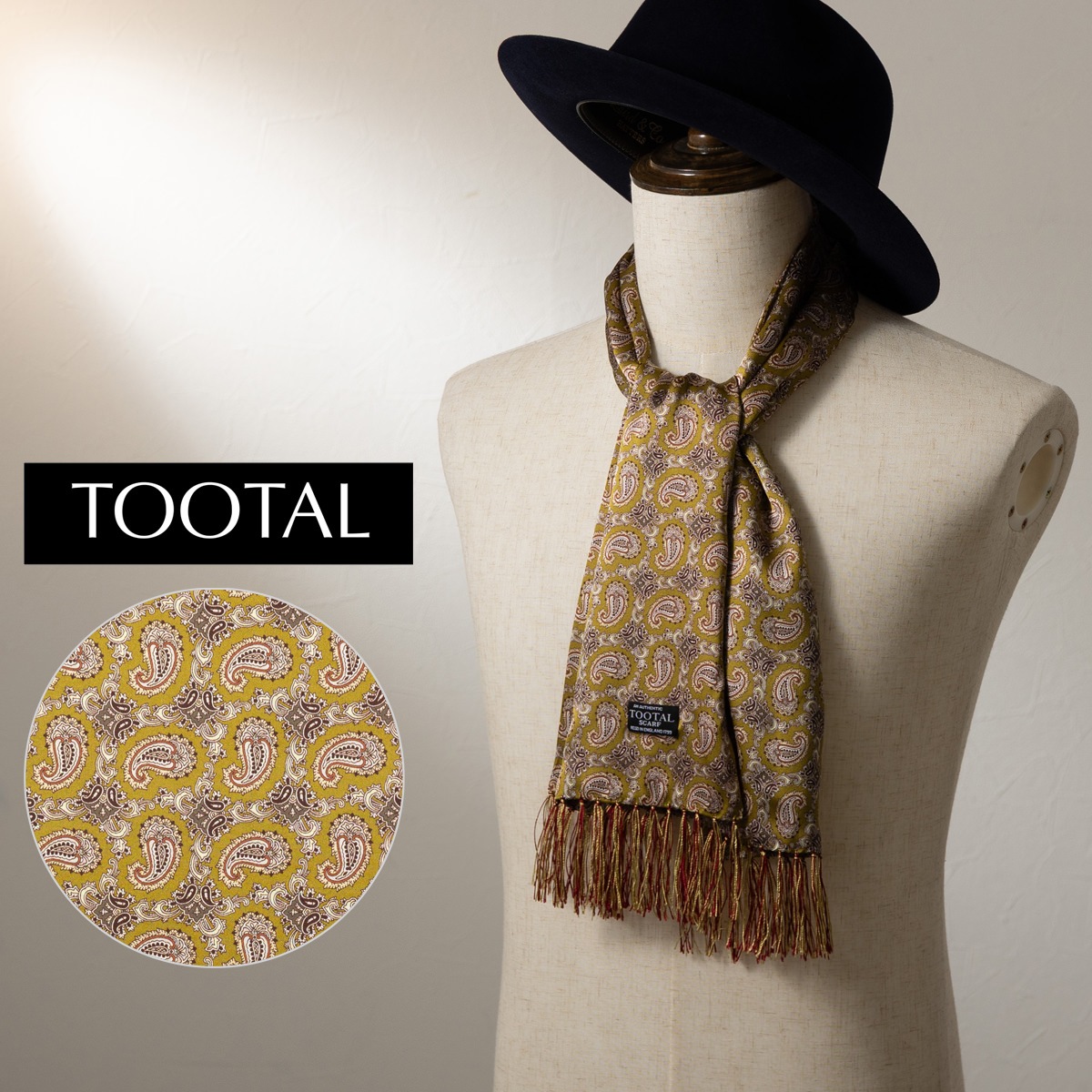 Tootal Vintage ��˥��å��� �ԥ奢 ���륯 �������� ���ܥ��� �ڥ����꡼ �ȥ������� ������ơ��� 