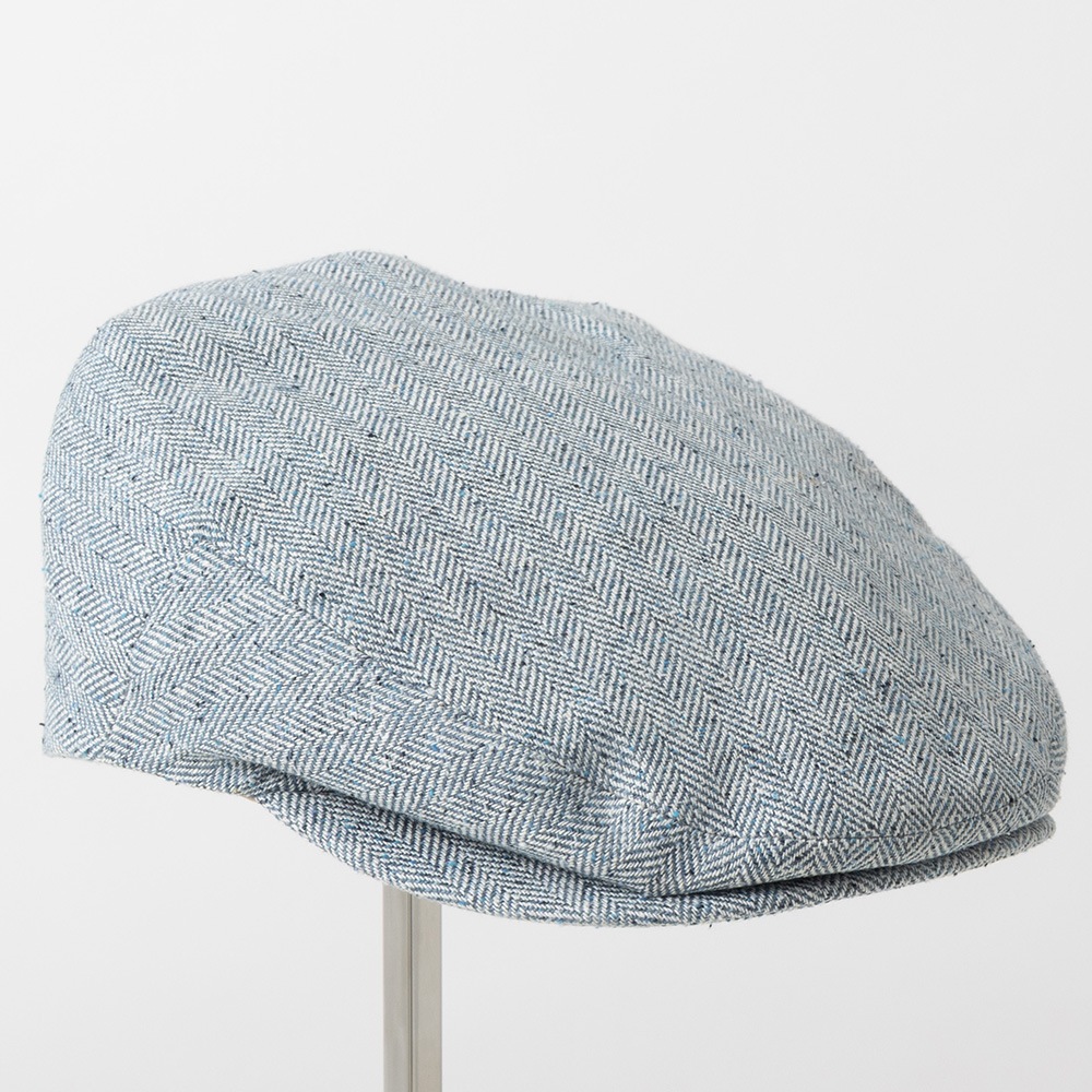 James Lock �������ॹ���å� �ϥ���� GILL ���� ���륯 BLUE HERRINGBONE �֥롼 �إ��ܡ���