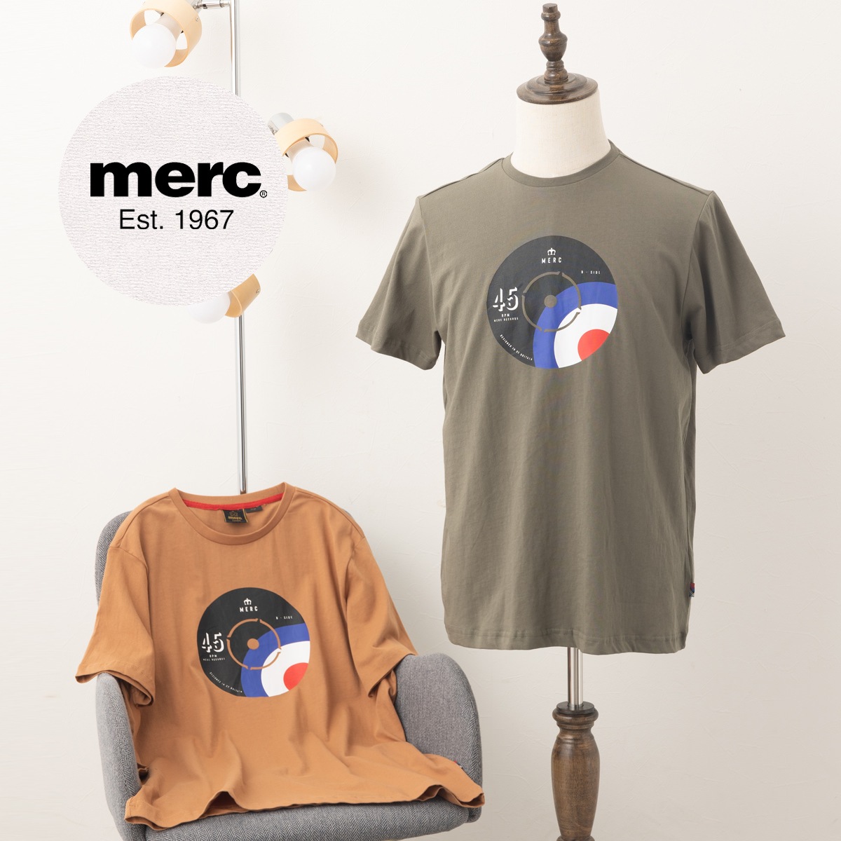 ☆★VIP価格★☆『Barrow』フロントロゴコットンTシャツ メルクロンドン Merc London,メンズ Merc London メルクロンドン