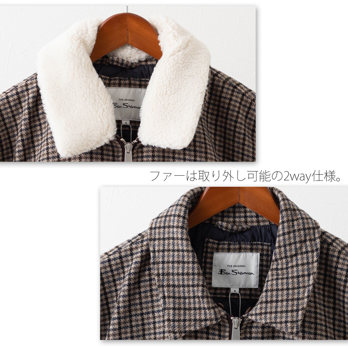 Ben Sherman �٥󥷥㡼�ޥ� �إ�ơ��������å������른�㥱�å� ����� ���å� �����å���