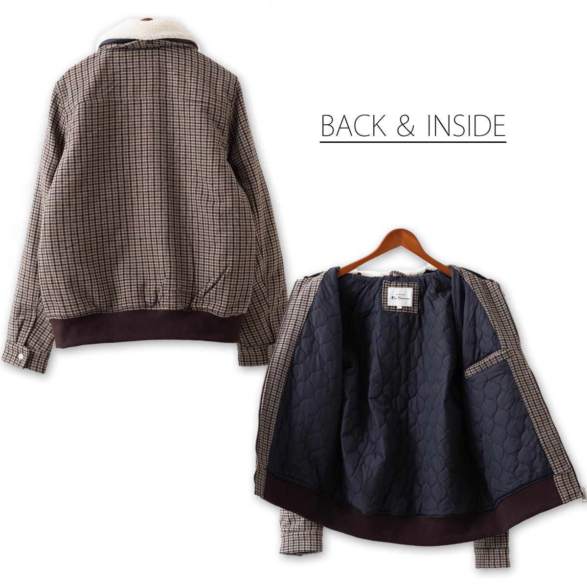 Ben Sherman �٥󥷥㡼�ޥ� �إ�ơ��������å������른�㥱�å� ����� ���å� �����å���