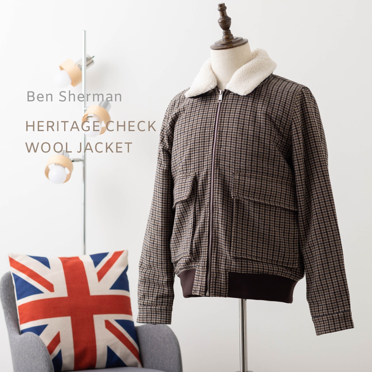Ben Sherman �٥󥷥㡼�ޥ� �إ�ơ��������å������른�㥱�å� ����� ���å� �����å���