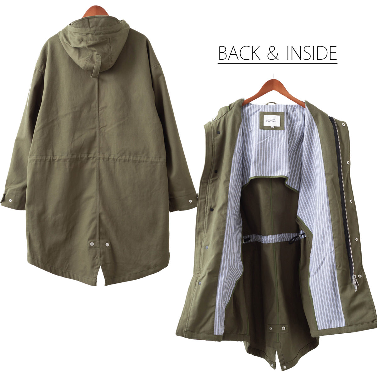 Ben Sherman �٥󥷥㡼�ޥ� �ե��å���ơ��륳���� ��å������� ����ե顼����