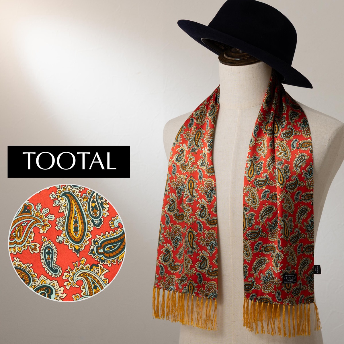 Tootal Vintage ��˥��å��� �ԥ奢 ���륯 �������� ���ȡ��� ���������� ����� ��å� �ڥ����꡼ �ȥ������� ������ơ���