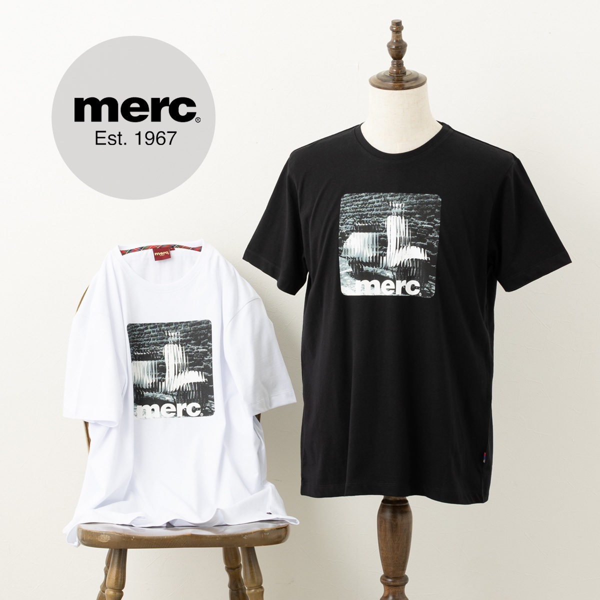 ��륯����ɥ� T����� ����ե��å� �ץ��� Ⱦµ Merc London �֥�å� �ۥ磻�� ��˥��å���