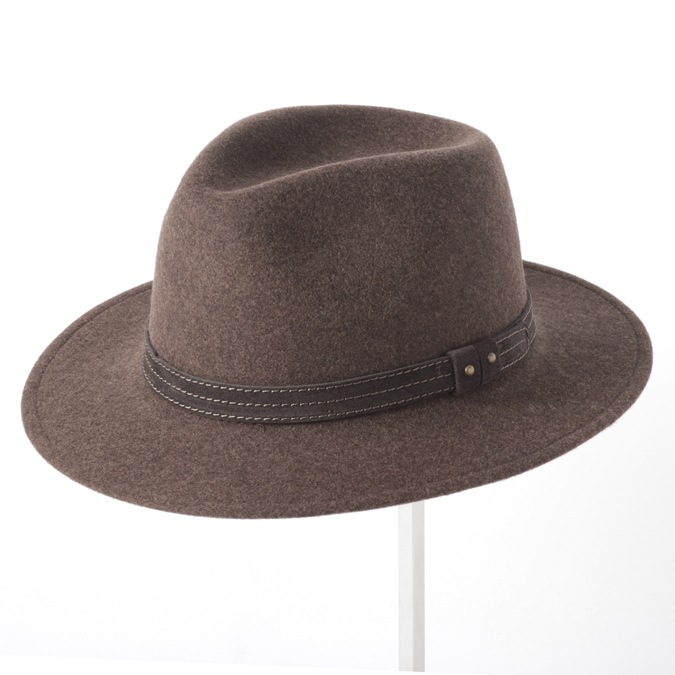 Laird Hatters �쥢���ɥϥå��� Hunter Fedora �ϥ󥿡��ե��ɥ�ϥå� ��� ������ �ե���ȥϥå� �֥饦��