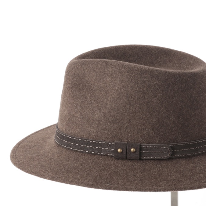 Laird Hatters �쥢���ɥϥå��� Hunter Fedora �ϥ󥿡��ե��ɥ�ϥå� ��� ������ �ե���ȥϥå� �֥饦��