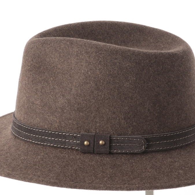 Laird Hatters �쥢���ɥϥå��� Hunter Fedora �ϥ󥿡��ե��ɥ�ϥå� ��� ������ �ե���ȥϥå� �֥饦��