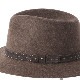 Laird Hatters �쥢���ɥϥå��� Hunter Fedora �ϥ󥿡��ե��ɥ�ϥå� ��� ������ �ե���ȥϥå� �֥饦��