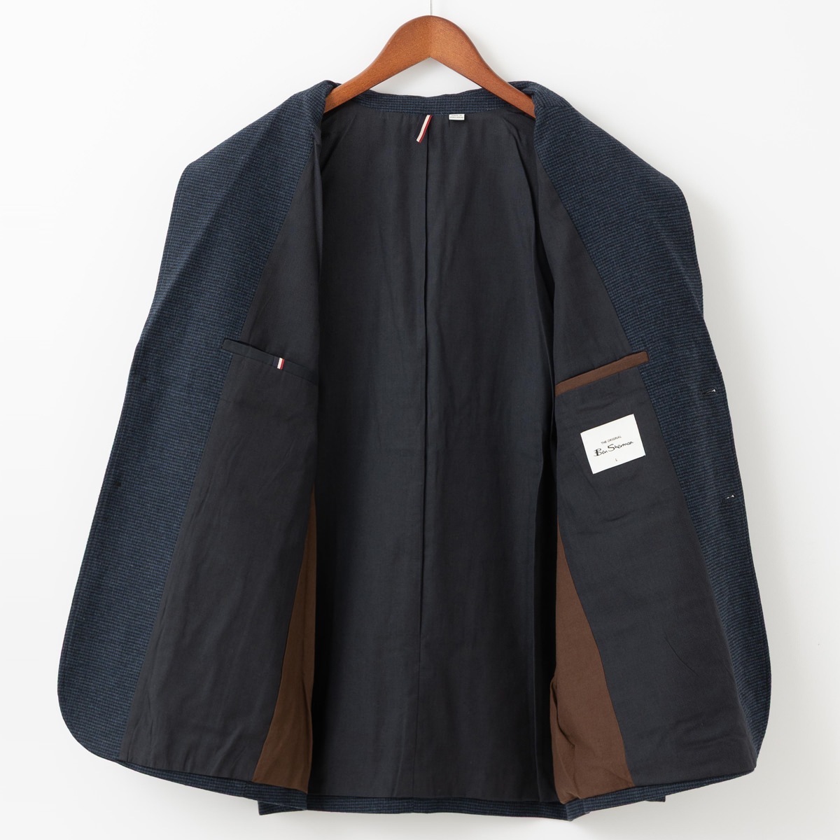 Ben Sherman �٥󥷥㡼�ޥ� �֥쥶�� �ѥԡ��ȥ������� �ơ��顼�ɥ��㥱�å� �ޥ�� �쥮��顼�ե��å� 