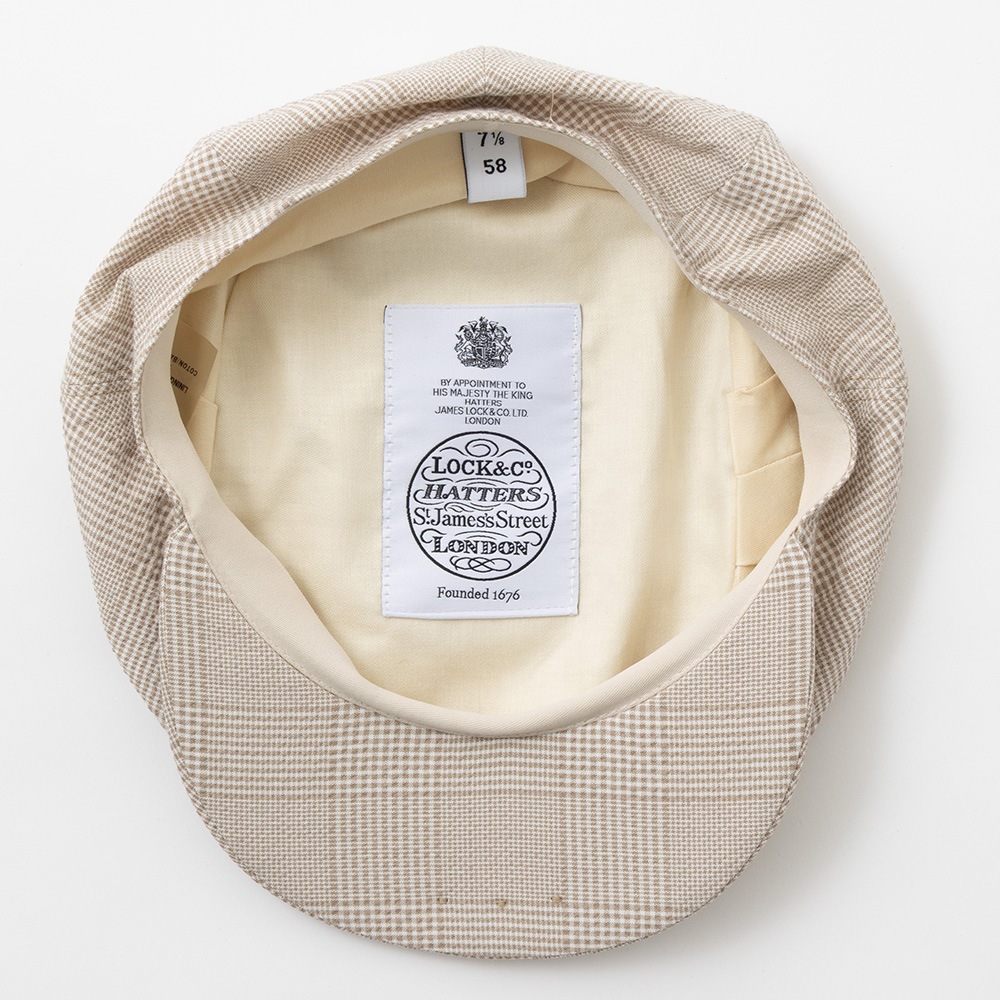 James Lock �������ॹ���å� �ϥ���� TURNBERRY ������٥꡼ �����륳�åȥ� BEIGE CHECK �١����� �����å�