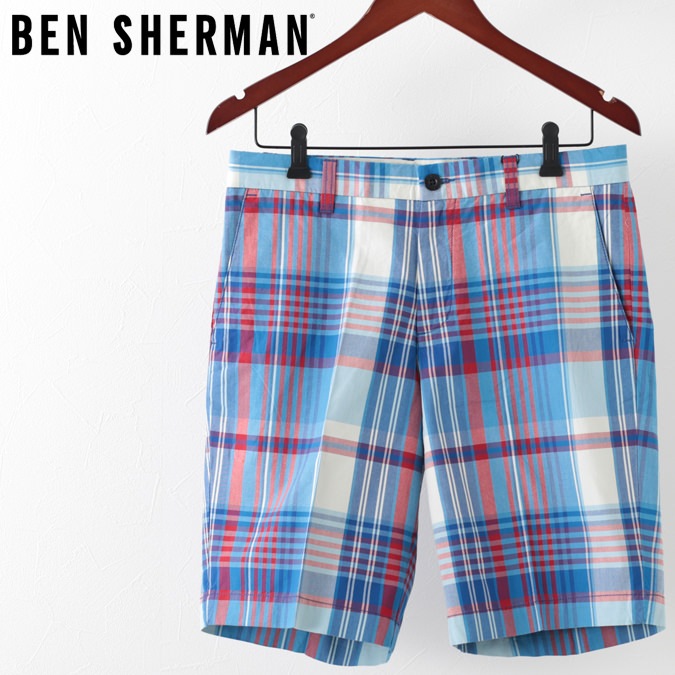 û�ѥ� �����å� �ѥ����� �������֥롼 �ơ��顼�� ���硼��  Ben Sherman �٥󥷥㡼�ޥ�