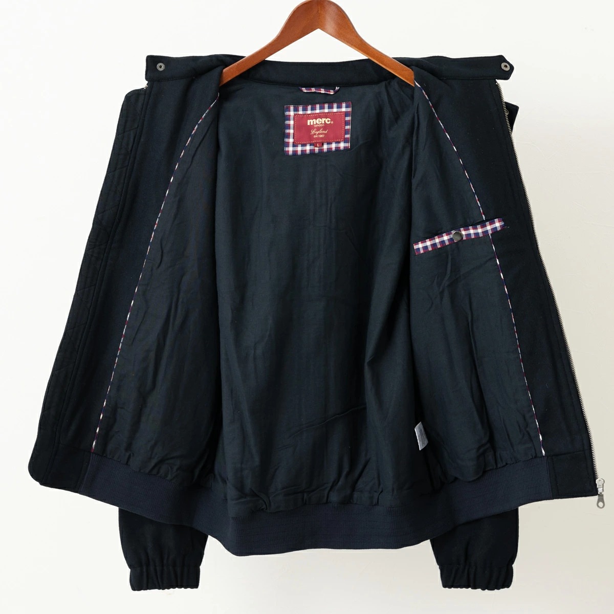 ��륯����ɥ� �ϥ��ȥ󥸥㥱�å� �����󥰥ȥå�  Merc London ���ȥ� ������ �ͥ��ӡ�  ������������å� �ա����դ� �ա��ɼ�곰����ǽ ���