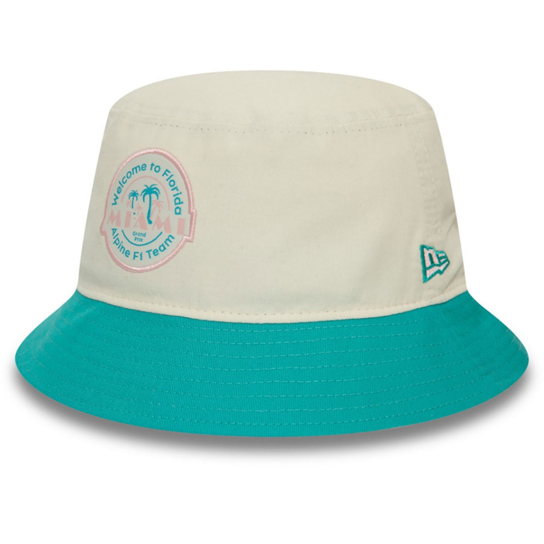 BWT アルピーヌ F1 チーム NEW ERA マイアミGP バケットハット チョークホワイト