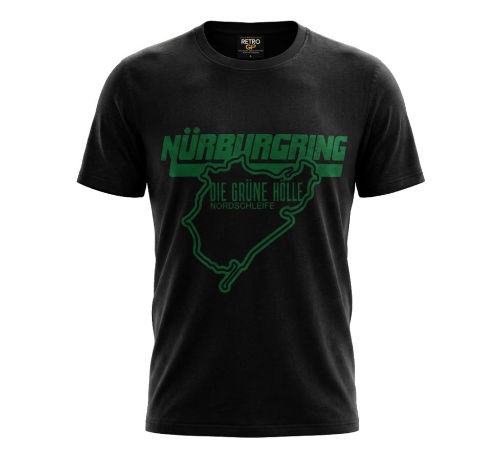 ニュルブルクリンク Nurburgring The Green Hell Tシャツ