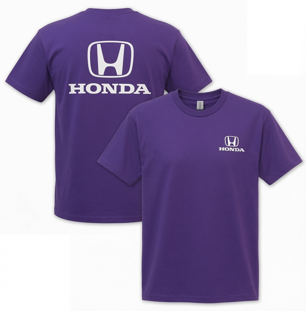 US限定 HONDA クラシックロゴ Tシャツ パープル