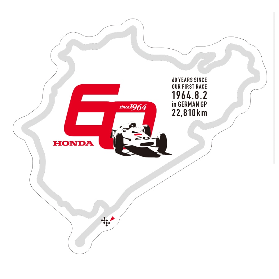 ホンダ F1参戦 60周年 記念 フォーミュラ チャレンジ ステッカー