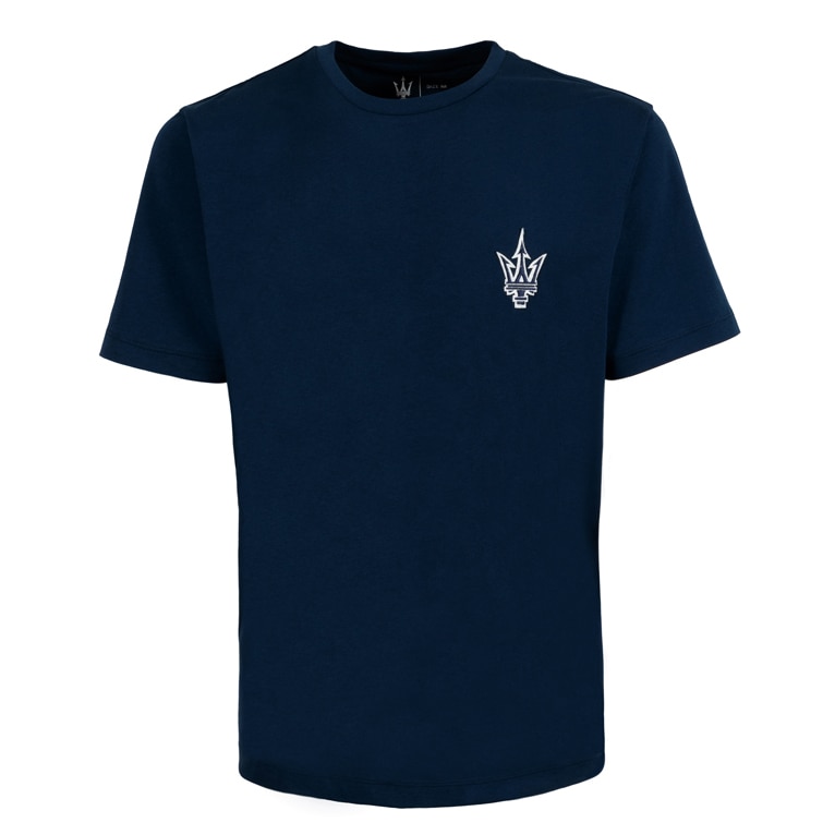 マセラティ トライデント Tシャツ ネイビー