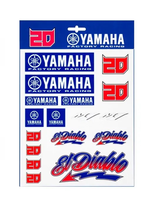 YAMAHA ヤマハ ファビオ クアルタラロ #20 ラージ ステッカーセット