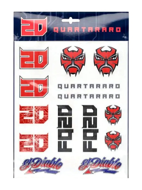 ファビオ クアルタラロ バージョン2 #20 エル ディアブロ ステッカー セット