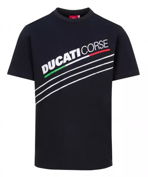 ドゥカティ DUCATI CORSE チーム ストライプ Tシャツ