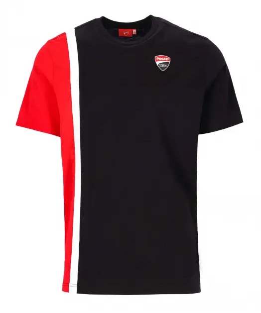 ドゥカティ コルセ ホワイト ライン シールド パッチ Tシャツ