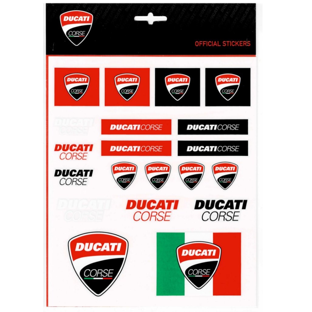 2024 ドゥカティ コルセ DUCATI CORSE PVC ロゴ ステッカーセット
