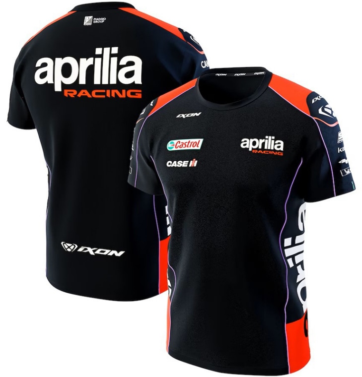 2023 アプリリア Aprilia レーシング チーム オフィシャル レプリカ Tシャツ