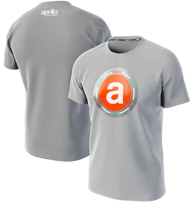 アプリリア Aprilia レーシング チーム オフィシャル ロゴ Tシャツ